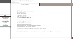 Desktop Screenshot of praxis-lapisa.de