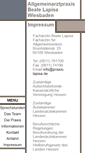 Mobile Screenshot of praxis-lapisa.de